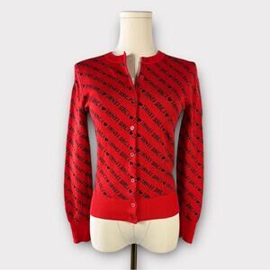 J.Crew Jackie Cardigan Sweater in Tanti Baci Size XS